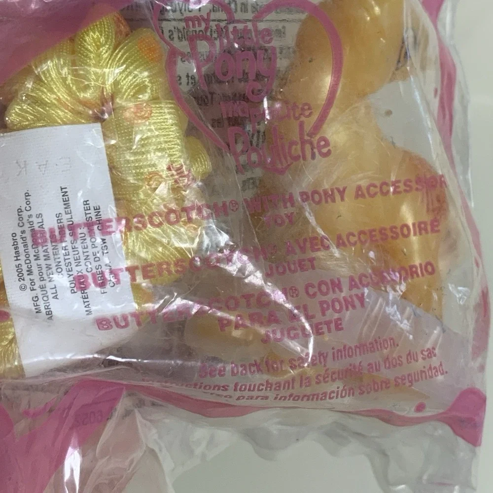NEW 2005 McDonalds Happy Meal Toy My Little Pony Butterscotch #4 - SEALED
